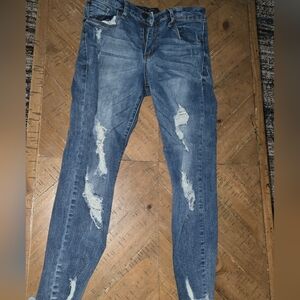 STS Blue Skinny Distressed Jeans in Blue